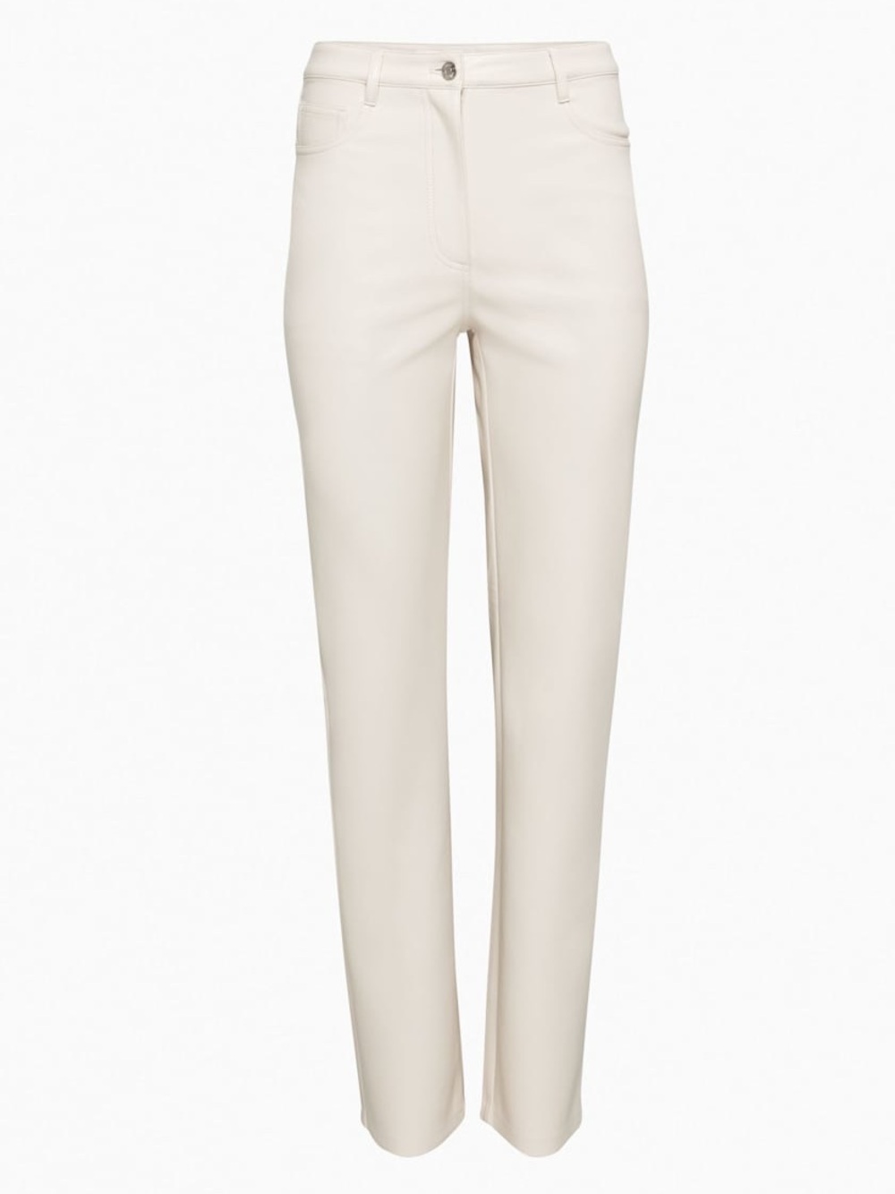 Aritzia Melina Vegan Leather Pant - Matte Pearl